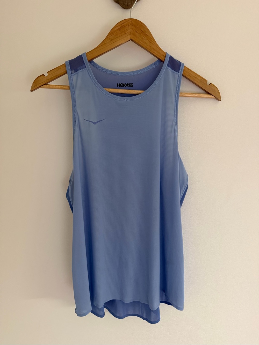 HOKA Airolite Run Tank S Cloudless Marathon Blue Running Top